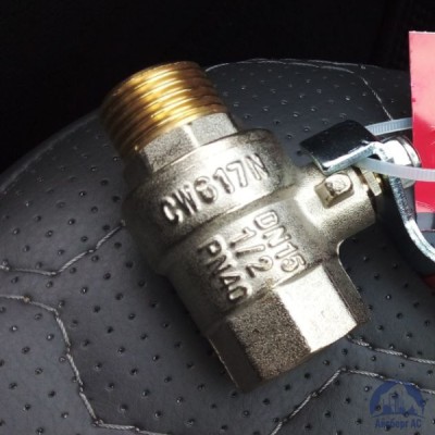 Кран шаровый нержавеющий муфтовый трёхходовой L образный DN 20 26,9 мм 3/4" AISI 316 купить в Казахстане