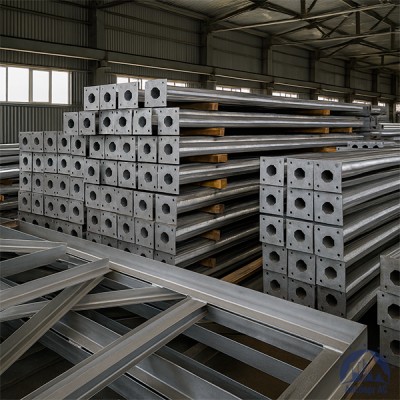 Опора освещения ОГК-10 (2) 4мм коническая граненая купить в Казахстане