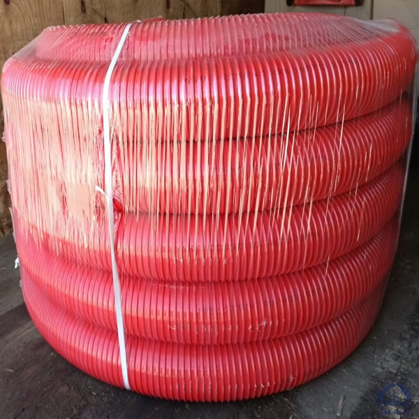 Шланг ассенизаторский морозостойкий ПВХ 63 мм (30 м) серый 100SM