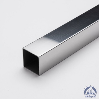 Труба нержавеющая квадратная 40х40х1,5 мм зеркальная AISI 304 DIN 2395 купить в Казахстане
