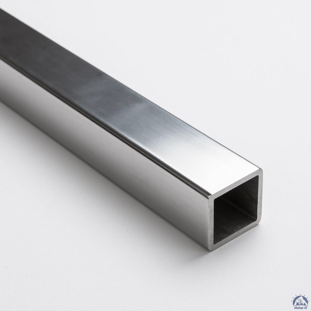 Труба нержавеющая квадратная 25х25х2 мм шлифованная AISI 304 DIN 2395