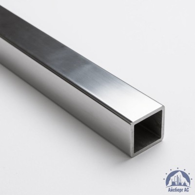 Труба нержавеющая квадратная 25х25х2 мм шлифованная AISI 304 DIN 2395 купить в Казахстане