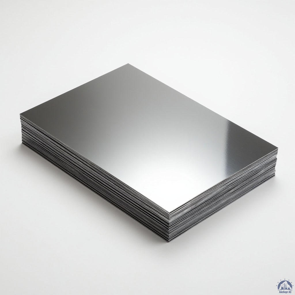 Лист нержавеющий 3х1250х2500 мм 08Х17 зеркальный