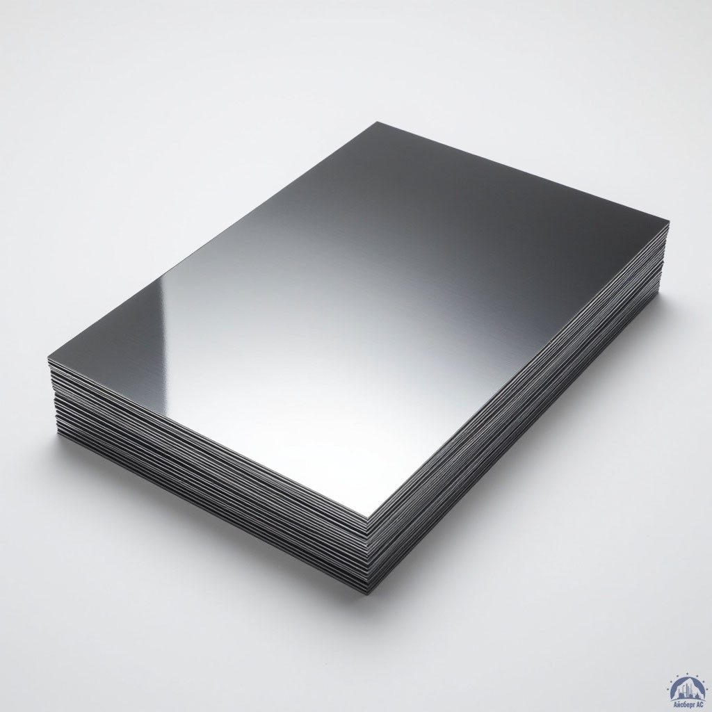 Лист нержавеющий 3х1250х2500 мм 08Х18Н10 зеркальный