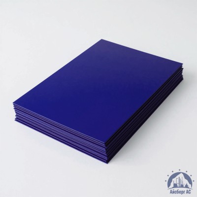 Лист с полимерным покрытием 2х1250х2500 мм RAL 5002 купить в Казахстане