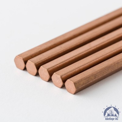 Шестигранник медный 10 мм М3 ГОСТ 1535-2016 купить в Казахстане