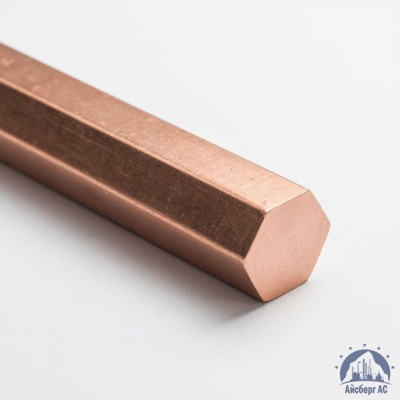 Шестигранник медный 100 мм М1 ГОСТ 1535-2016 купить в Казахстане