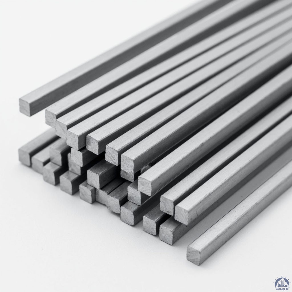 Квадрат алюминиевый 12х12 мм АМГ6