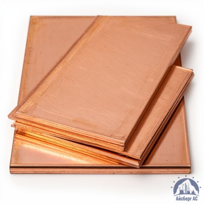 Плита медная 97х600х1500 мм ГПРХХ М1ф ГОСТ 1173-2006 купить в Казахстане