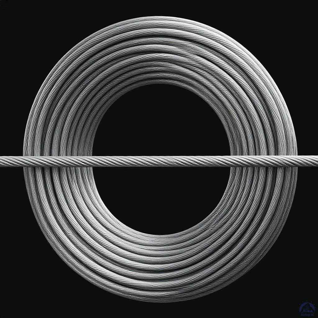 Канат 30,5 мм ГОСТ 2688-80 свивка ЛК-Р 6х19 (1+6+6/6)+1