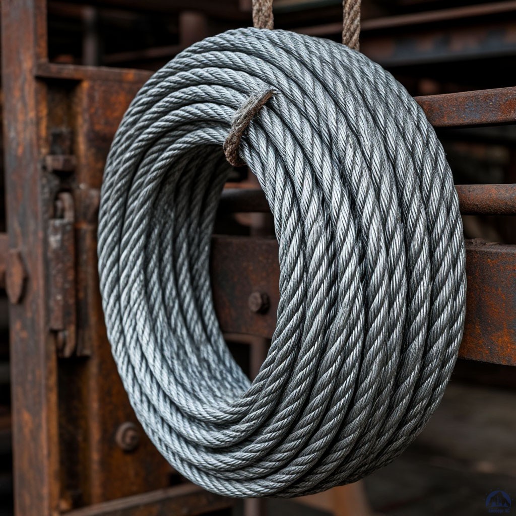 Канат 9,6 мм ГОСТ 2688-80 свивка ЛК-Р 6х19 (1+6+6/6)+1