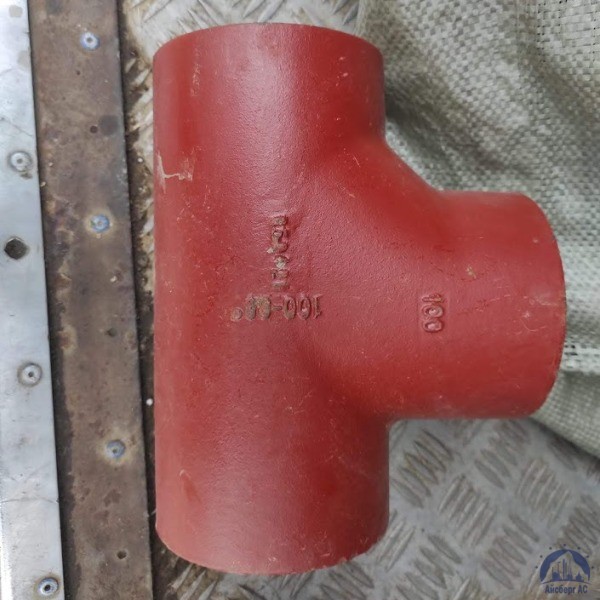 Тройник чугунный 100х100 мм