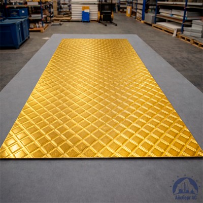 Лист нержавеющий 1,2х1219х2438 мм шлифованная под золото AISI 304 текстурированный купить в Казахстане