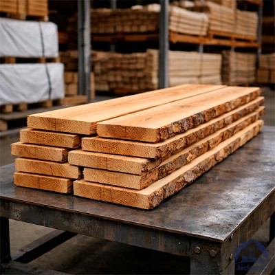 Доска необрезная 25х100 мм лиственница сорт 1 купить в Казахстане
