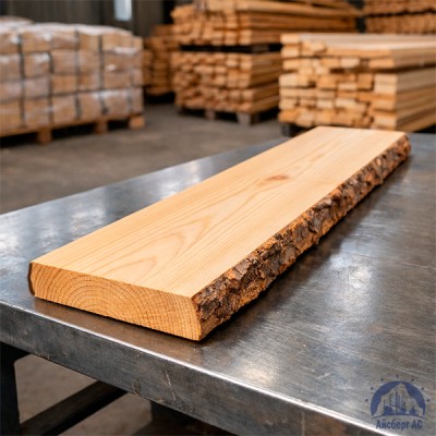 Доска необрезная 25х120 мм лиственница сорт 2 купить в Казахстане