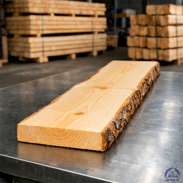 Доска необрезная 25х120 мм сосна сорт 2