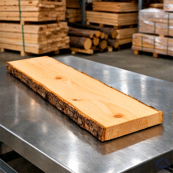 Доска необрезная 25х150 мм лиственница сорт 1