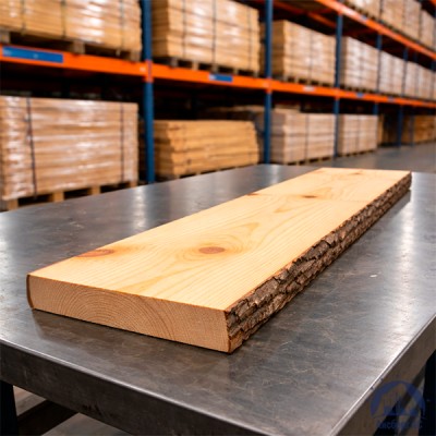 Доска необрезная 25х200 мм лиственница сорт 1 купить в Казахстане