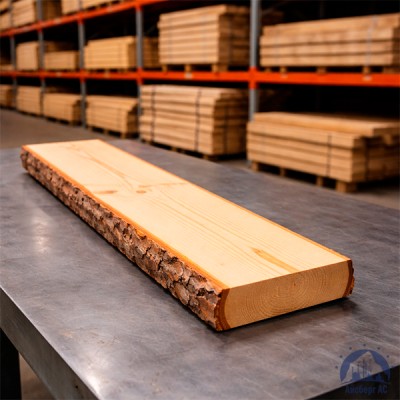 Доска необрезная 30х100 мм сосна сорт 1 купить в Казахстане