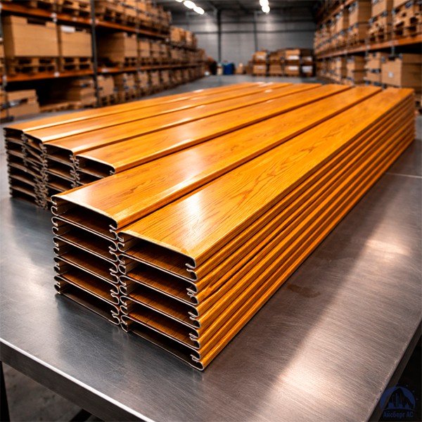 Металлический сайдинг золотой дуб 176х0,45х12х500 мм