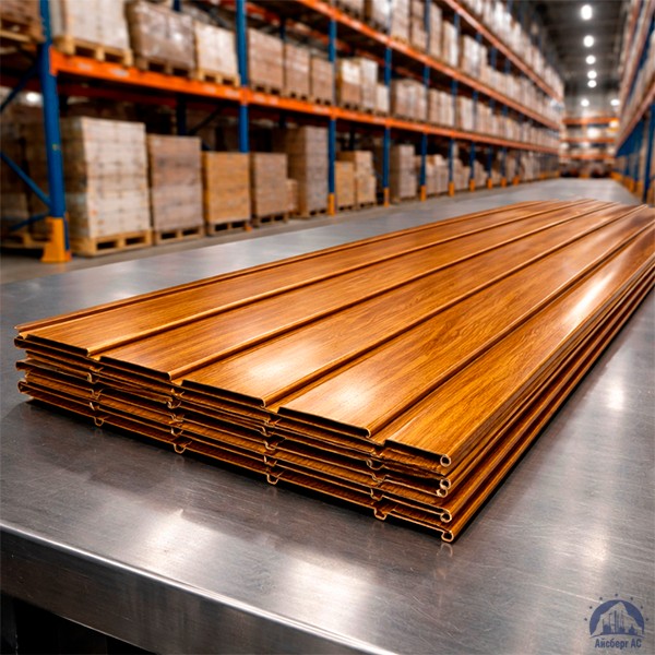 Металлический сайдинг золотой дуб 176х0,45х12х6000 мм