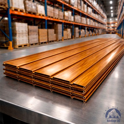 Металлический сайдинг золотой дуб 176х0,45х12х6000 мм купить в Казахстане