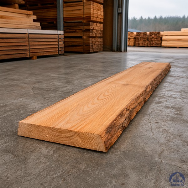 Доска необрезная 40х100 мм лиственница сорт 2