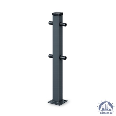 Столб пешеходного ограждения промежуточный 40х40х2мм купить в Казахстане