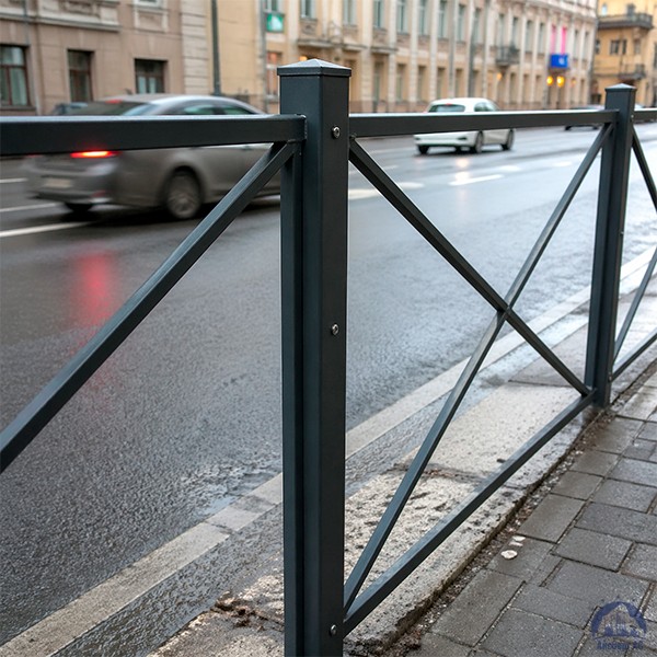 Столб пешеходного ограждения промежуточный 60х60х2мм