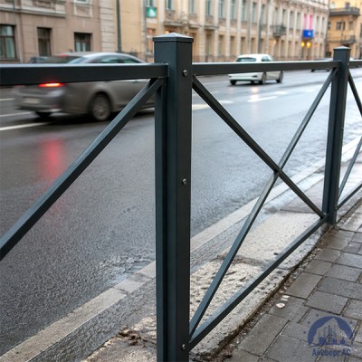 Столб пешеходного ограждения промежуточный 60х60х2мм купить в Казахстане