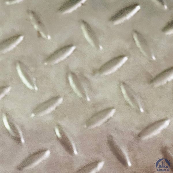 Лист нержавеющий рифлёный 0,8х1000х2000 2В AISI 430 чечевица