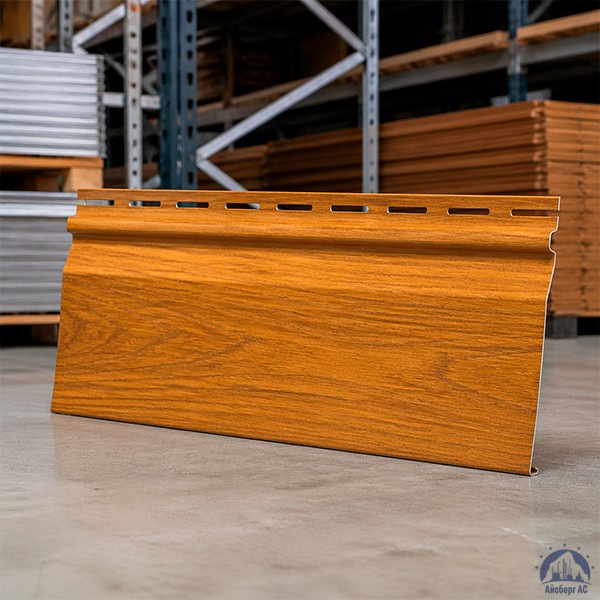 Металлический сайдинг золотой дуб 176х0,5х12х500 мм