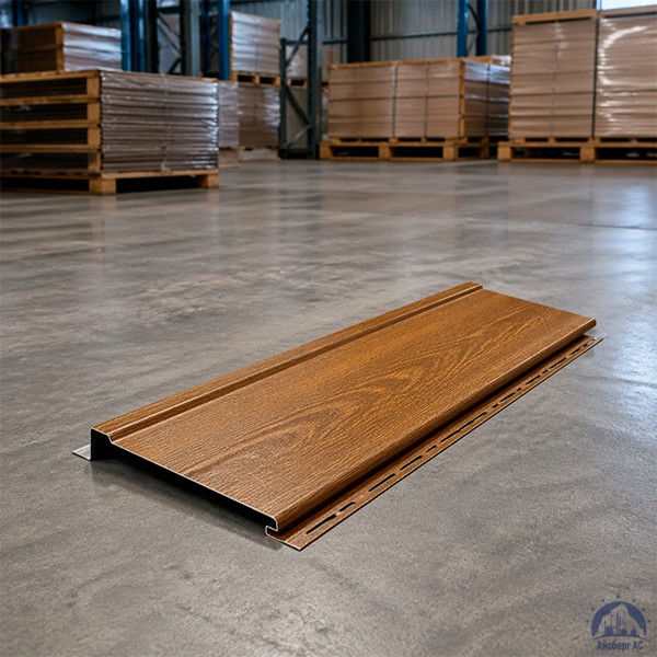 Металлический сайдинг золотой дуб 176х0,5х14,5х500 мм