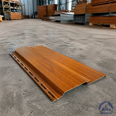 Металлический сайдинг золотой дуб 240х0,45х12х500 мм купить в Казахстане