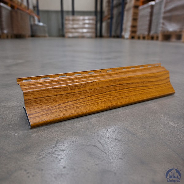 Металлический сайдинг золотой дуб 240х0,5х12х500 мм