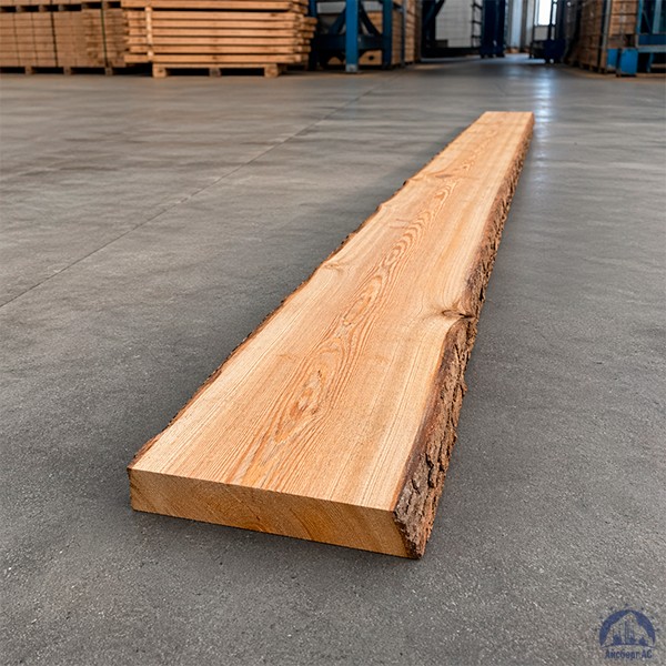 Доска необрезная 50х150 мм лиственница сорт 1