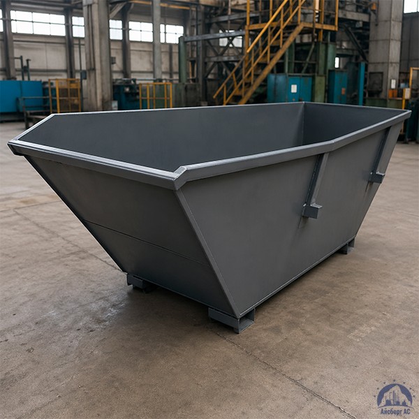 Бункер накопитель 8 м3 – мусорный контейнер “лодочка”